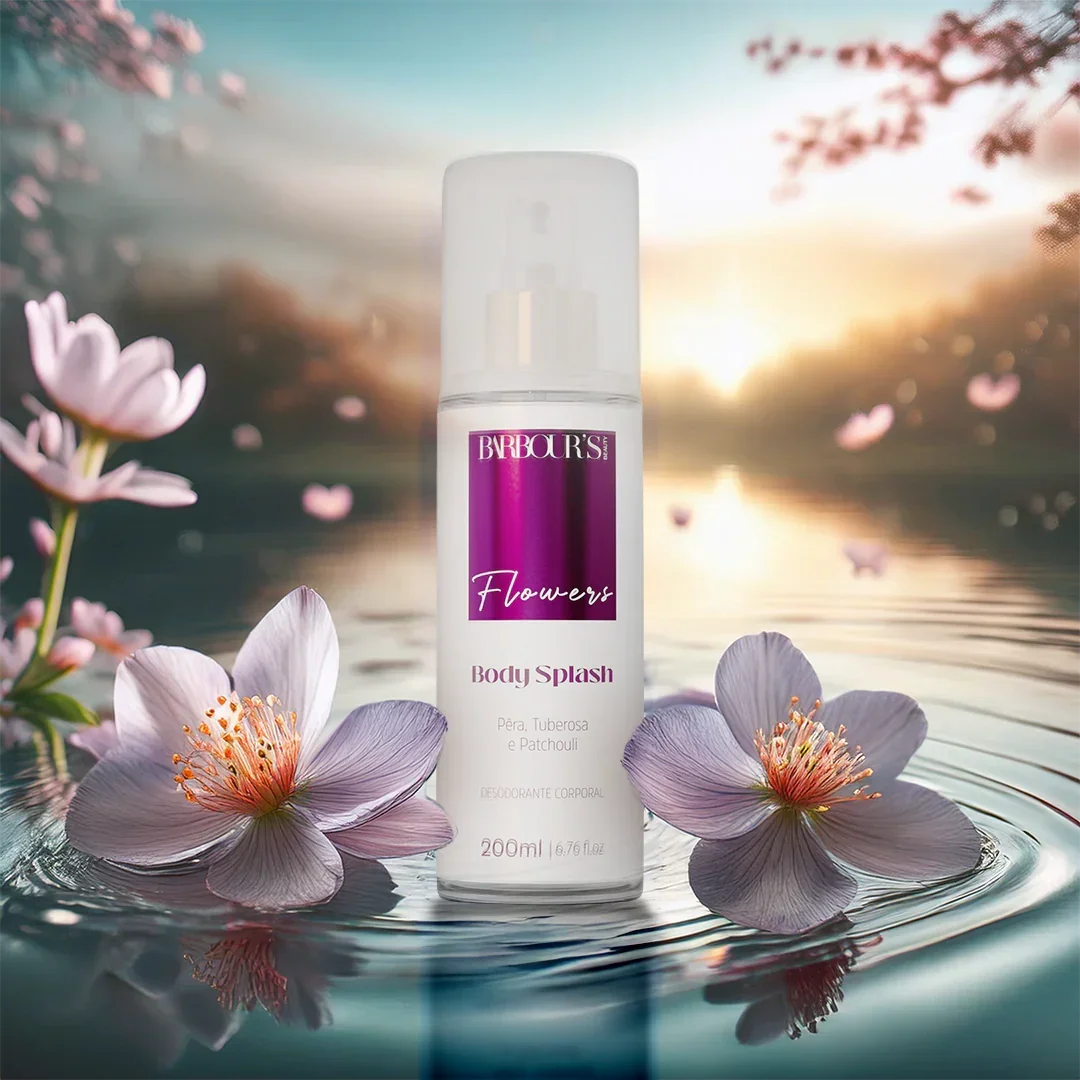 Body Splash Flowers Desodorante Colônia 200ml - Image 3