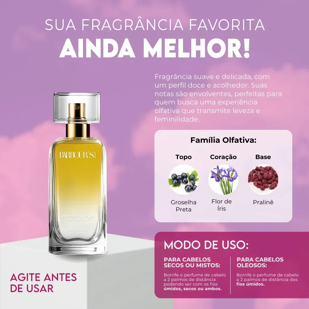 Kit 2 Perfumes de Cabelo - Living Grace e Roses - Image 3