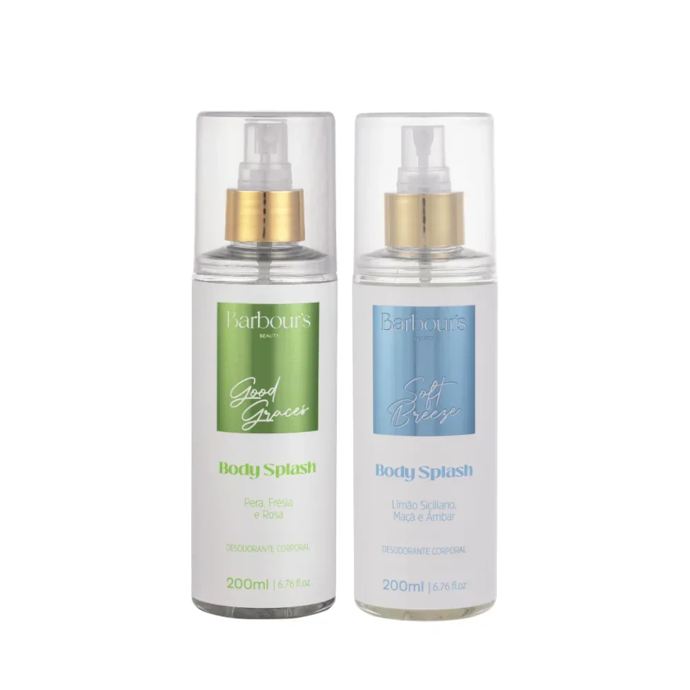 Kit 2 Body Splash Desodorante Colônia 200ml - Good Graces e Soft Breeze
