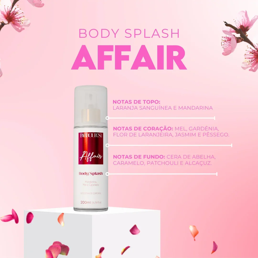 Kit 8 Body Splash Desodorante Colônia 200ml - Celestial Glow, Roses, Alter Ego, Living Grace, Affair, Flowers, My Sweet - Image 3