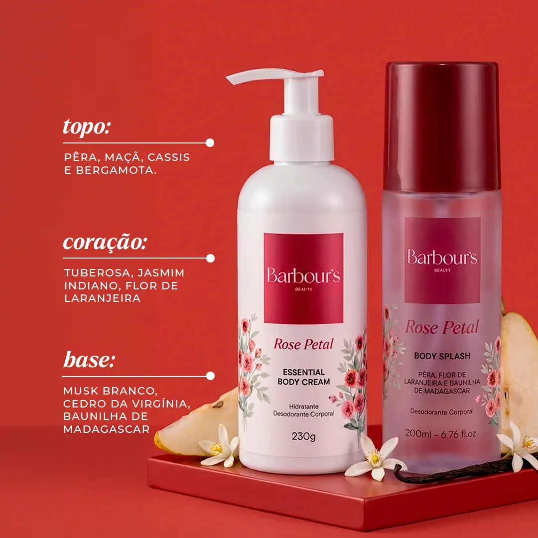 Kit Body Splash + Essential Body Cream Rose Petal - Image 3
