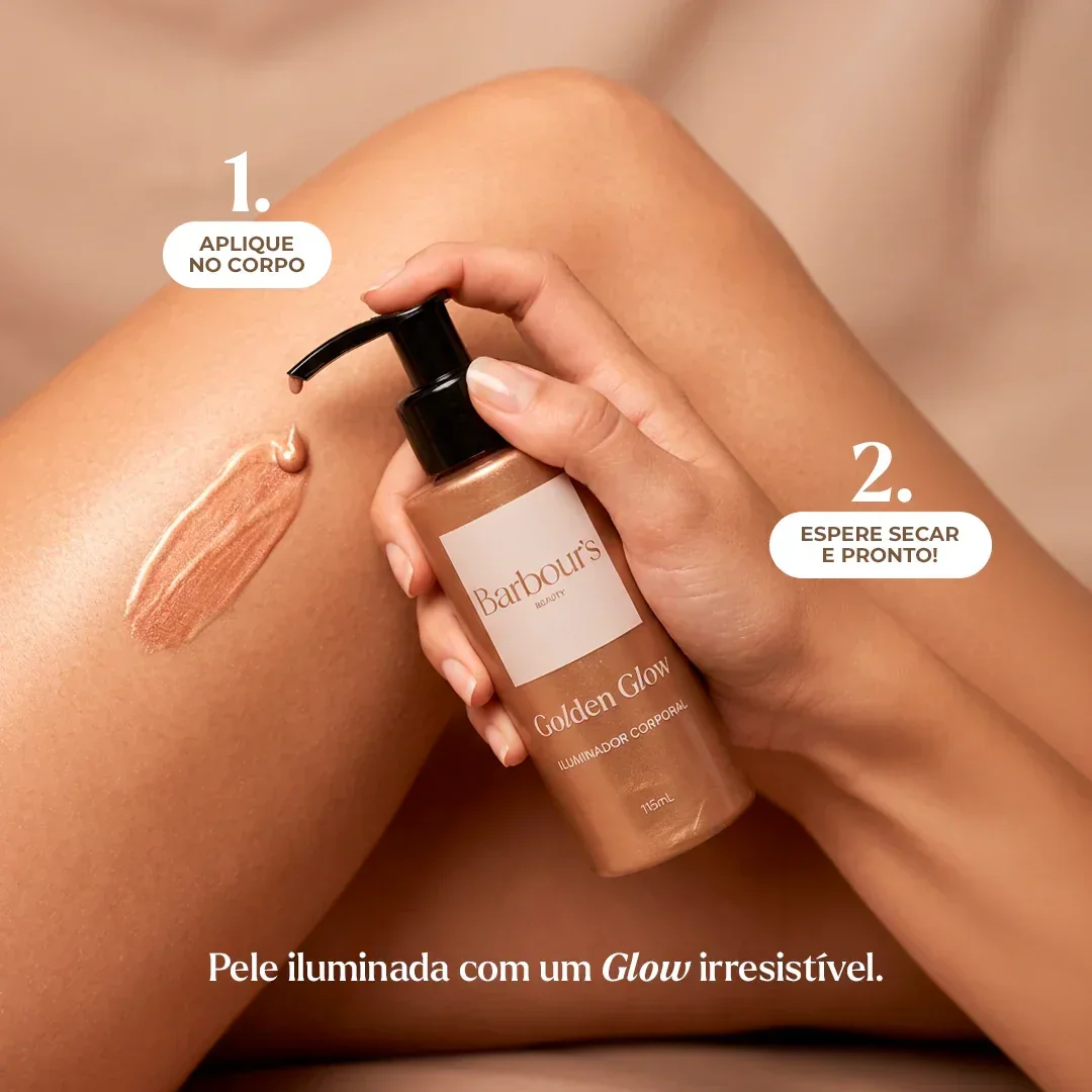 Golden Glow Iluminador Hidratante Desodorante Corporal 115ml - Image 4