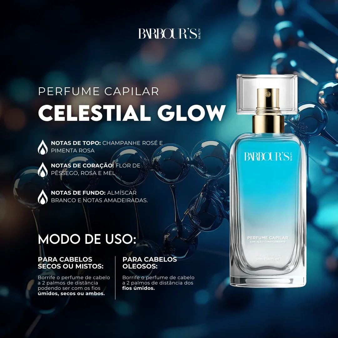 Perfume para cabelo Celestial Glow / finalizador termoativo - Image 5
