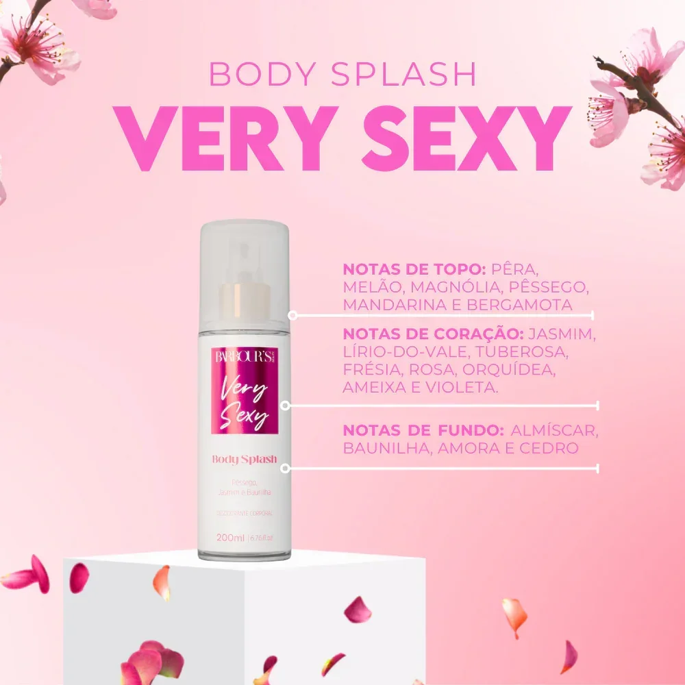 Presente para Ela 2 Body Splash My Sweet Delight e Very Sexy - Image 3